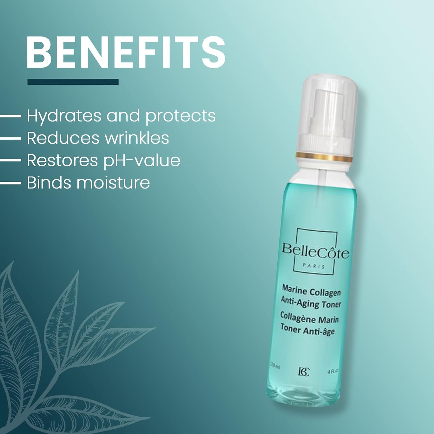 Face Mist Hydrating Spray with Peptides Facial Toner, Reduces Redness, Wrinkles, Dry Skin Setting Spray | Green Tea & Aloe Vera Extract (4 Fl Oz)