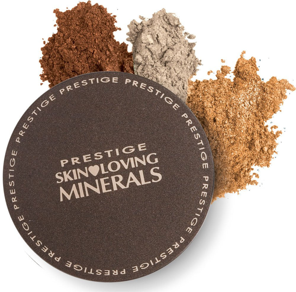 Prestige Skin Loving Minerals Shimmering Trios Mineral Eye Shadow Dust MET-02 Luster