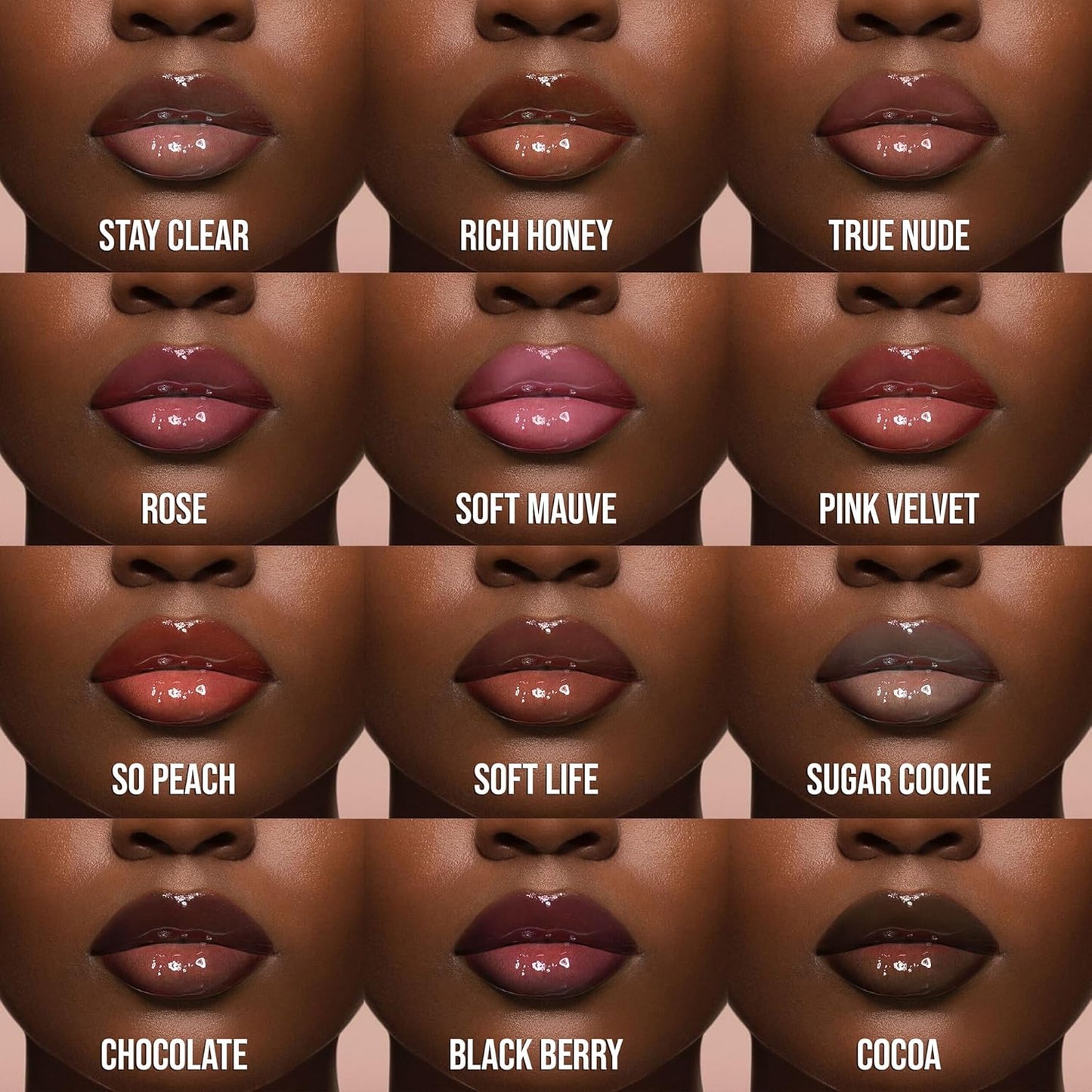 Volumizing Gloss Stick - Pink Velvet - Shiny Luscious Lips with Nourshing Hydration, Plumping, Lip Plumper, Plumping Lip Balm, Hydrating Lip Gloss