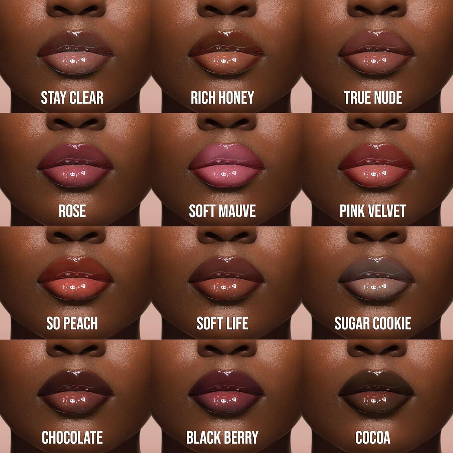 Volumizing Gloss Stick - Pink Velvet - Shiny Luscious Lips with Nourshing Hydration, Plumping, Lip Plumper, Plumping Lip Balm, Hydrating Lip Gloss