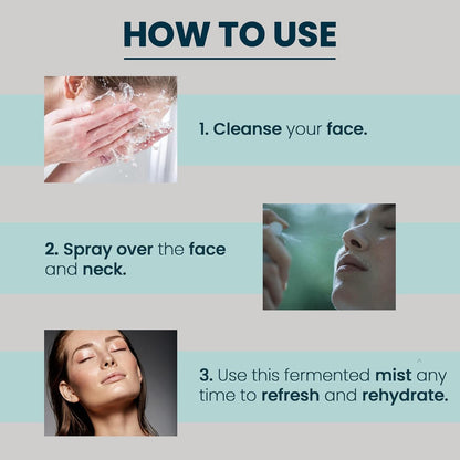 Face Mist Hydrating Spray with Peptides Facial Toner, Reduces Redness, Wrinkles, Dry Skin Setting Spray | Green Tea & Aloe Vera Extract (4 Fl Oz)
