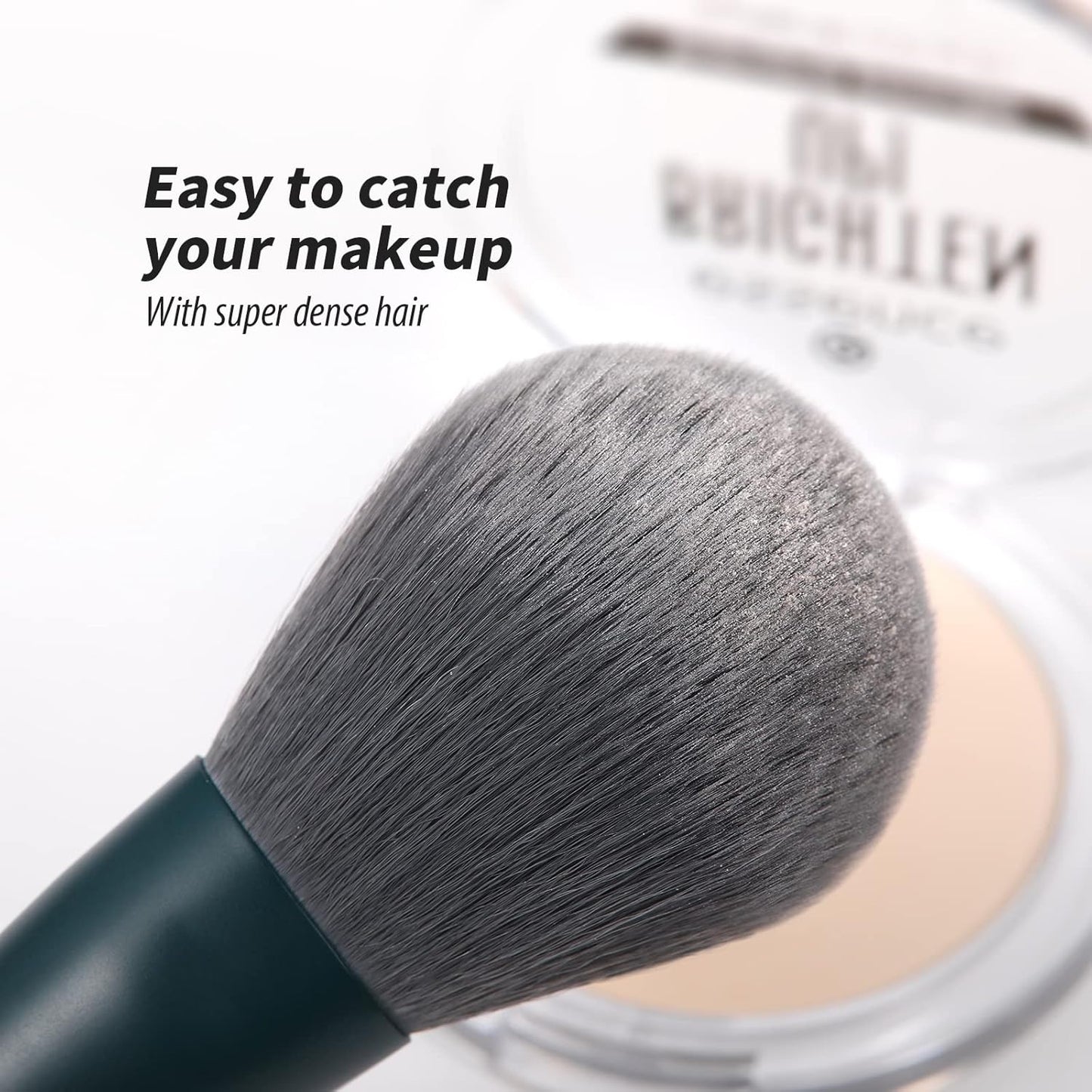 Makeup Gift Set 19 Pcs,17Pcs Makeup Brushes Set 1Pc Cleaning Mat 1Pc Makeup Sponge Make up Brushes for Foundation,Face Blending Powder, Contour, Bronzer,Highlight, Concealer, Eyeshadow
