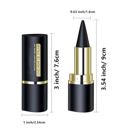 2 PCS Black Gel Eyeliner Stick