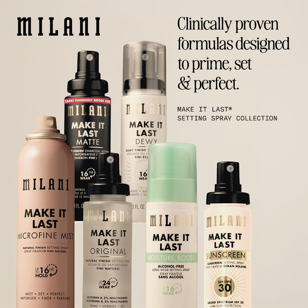 Setting Spray + Primer, Make It Last Dewy - Dewy Finish Moisturizing Formula for Glow on the Go, Setting Spray for Makeup and Face Primer, Prime + Set + Hydrate, 2.03 Fl. Oz