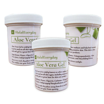 100% Pure Aloe Vera Gel Organically Sourced Skin Care Moisturizer Cosmetic Grade