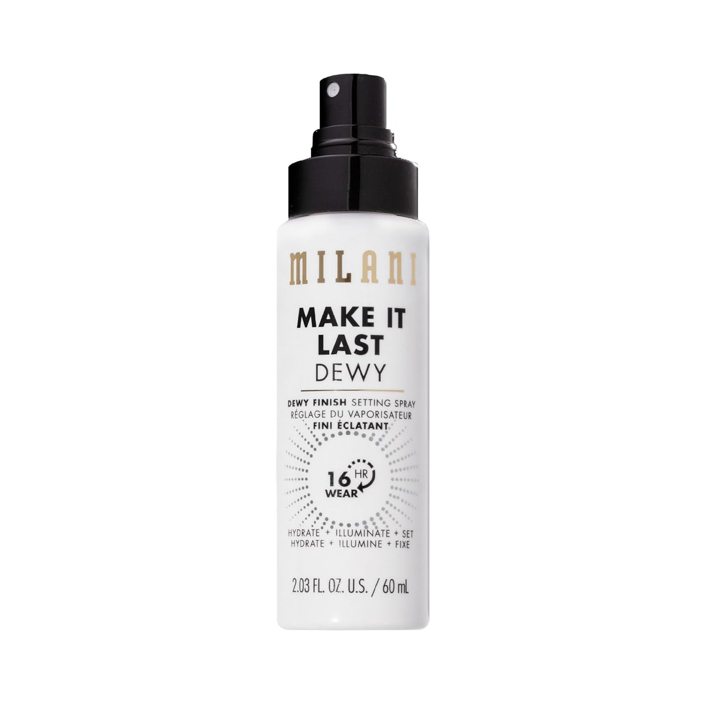Setting Spray + Primer, Make It Last Dewy - Dewy Finish Moisturizing Formula for Glow on the Go, Setting Spray for Makeup and Face Primer, Prime + Set + Hydrate, 2.03 Fl. Oz