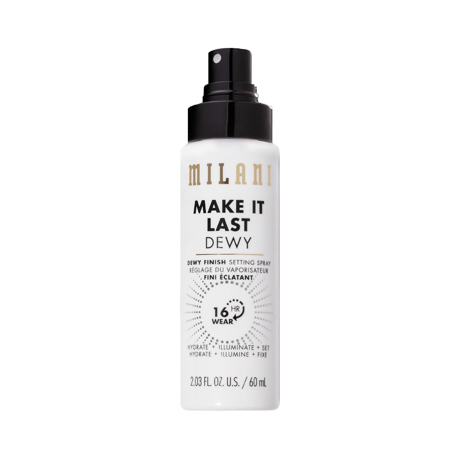 Setting Spray + Primer, Make It Last Dewy - Dewy Finish Moisturizing Formula for Glow on the Go, Setting Spray for Makeup and Face Primer, Prime + Set + Hydrate, 2.03 Fl. Oz