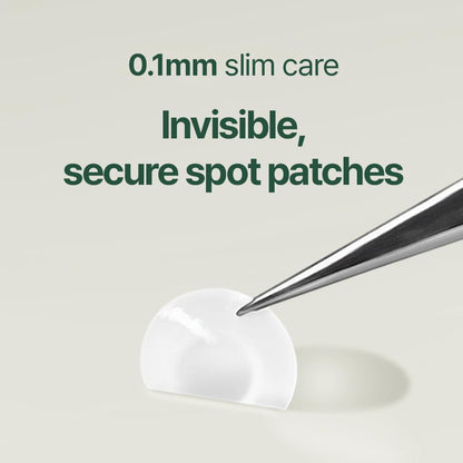 PKY Calming Clear Spot Patch (Slim Care)145 Count Quick, Adhesive & Invisible Oval Fit Stickers, Hydrocolloid Acne Spot Cover, Pimple Focused Skin Care for Blemishes and Zit, 2 Sized