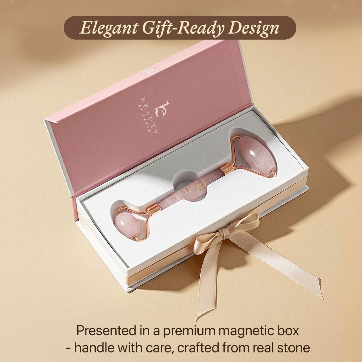 Rose Quartz Face Roller 