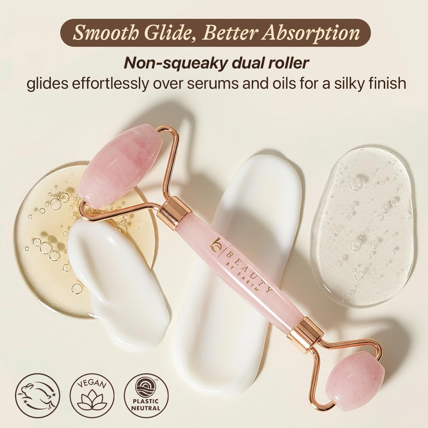 Rose Quartz Face Roller 