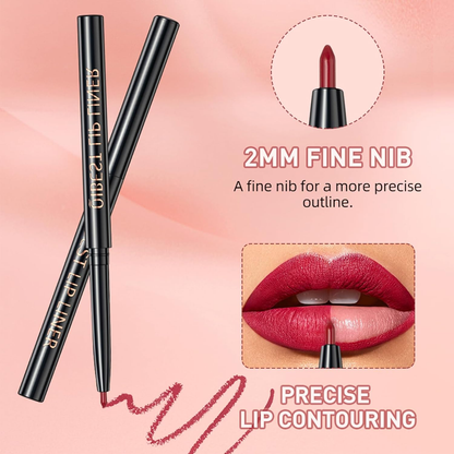 Black Matte Liquid Lipstick Trio 3-in-1 Lip Set