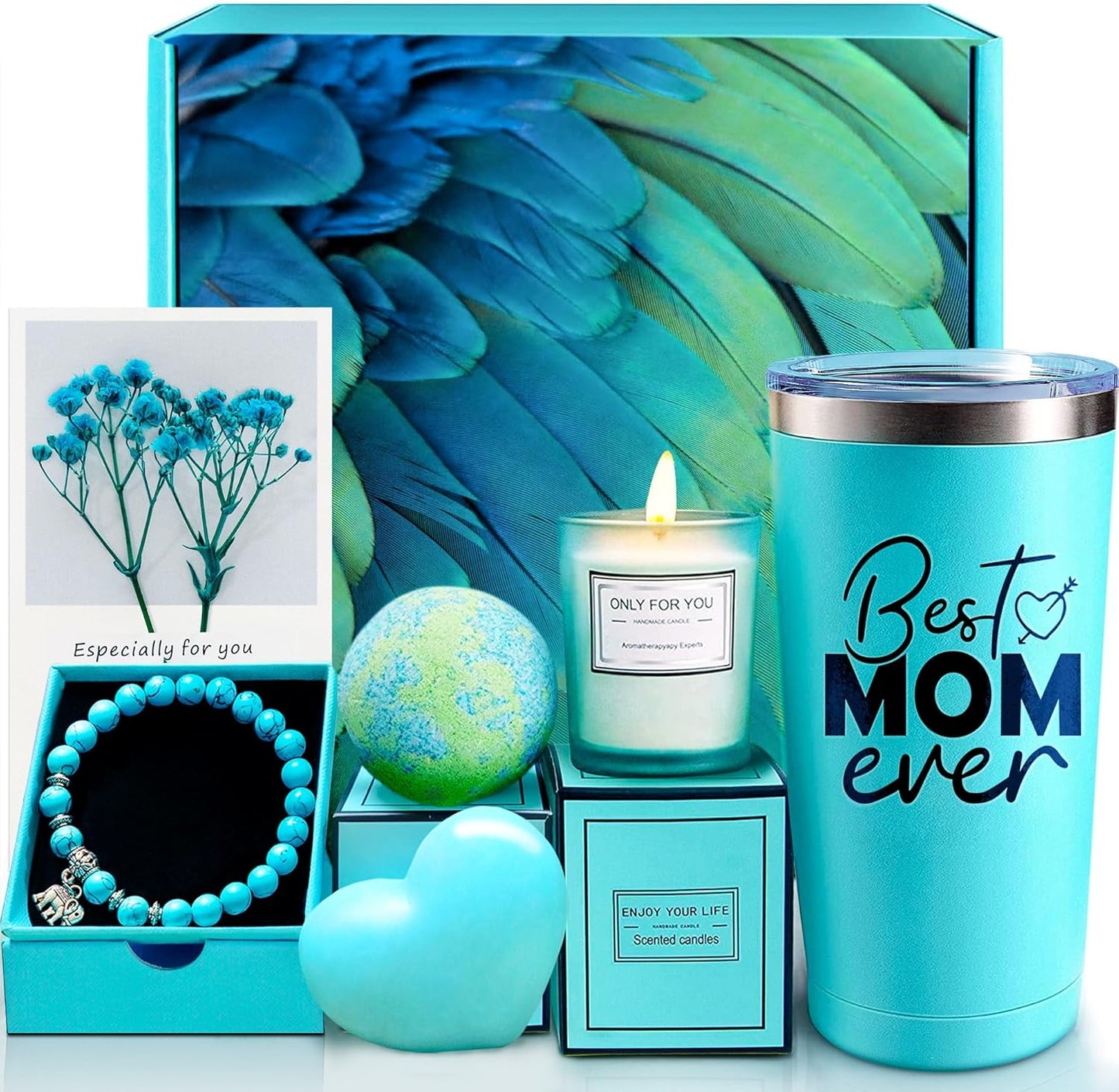 Christmas Gifts for Mom Grandma Mother-In-Law Wife Newmom, Birthday Valentines Mother'S Day Gifts from Daughter Son Kids Husband, Thank You Mom Spa Gift Basket