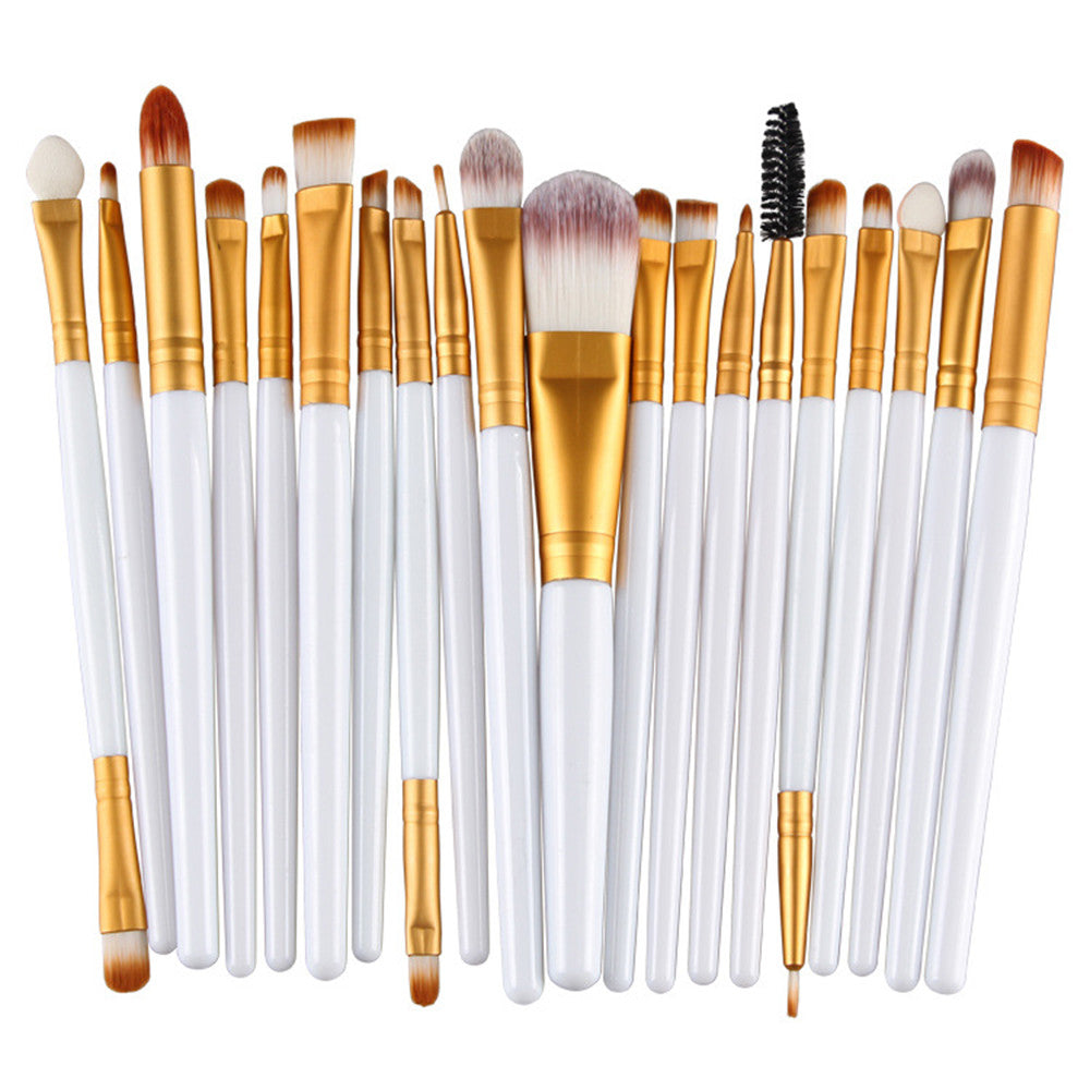 20Pcs Makeup BRUSHES Kit Set Powder Foundation Eyeshadow Eyeliner Lip Brush NEW