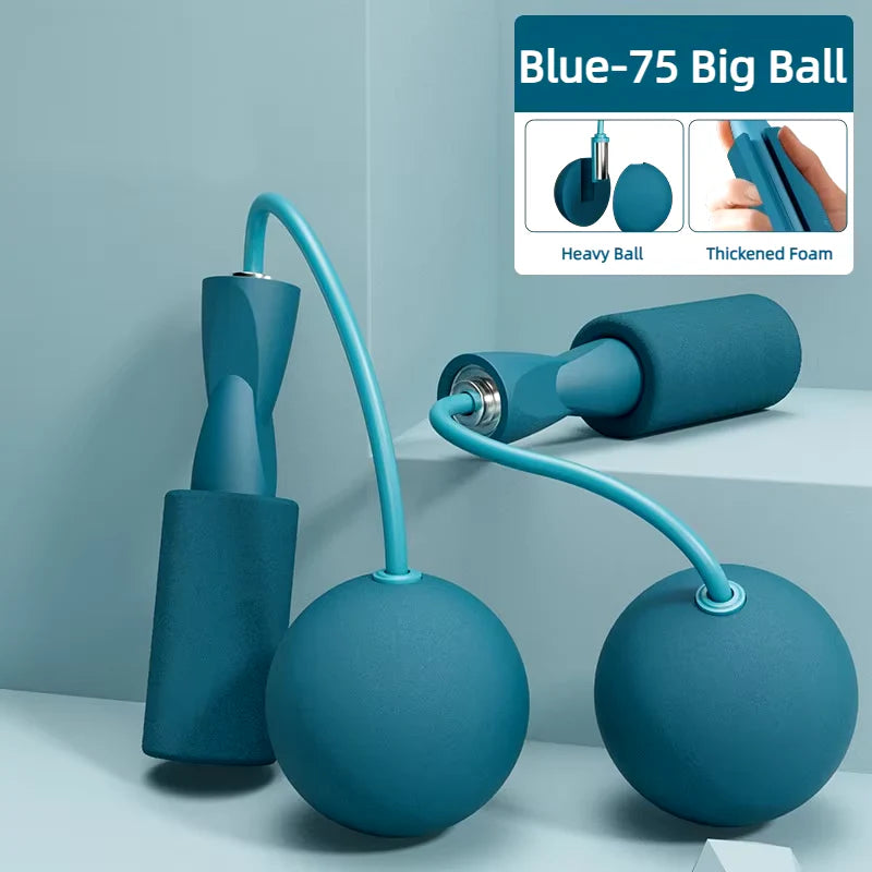 1Pcs Cordless Jump Rope Home Gym Equipment with Heavy Balls 