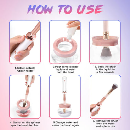 Makeup Brush Cleaner Machine 