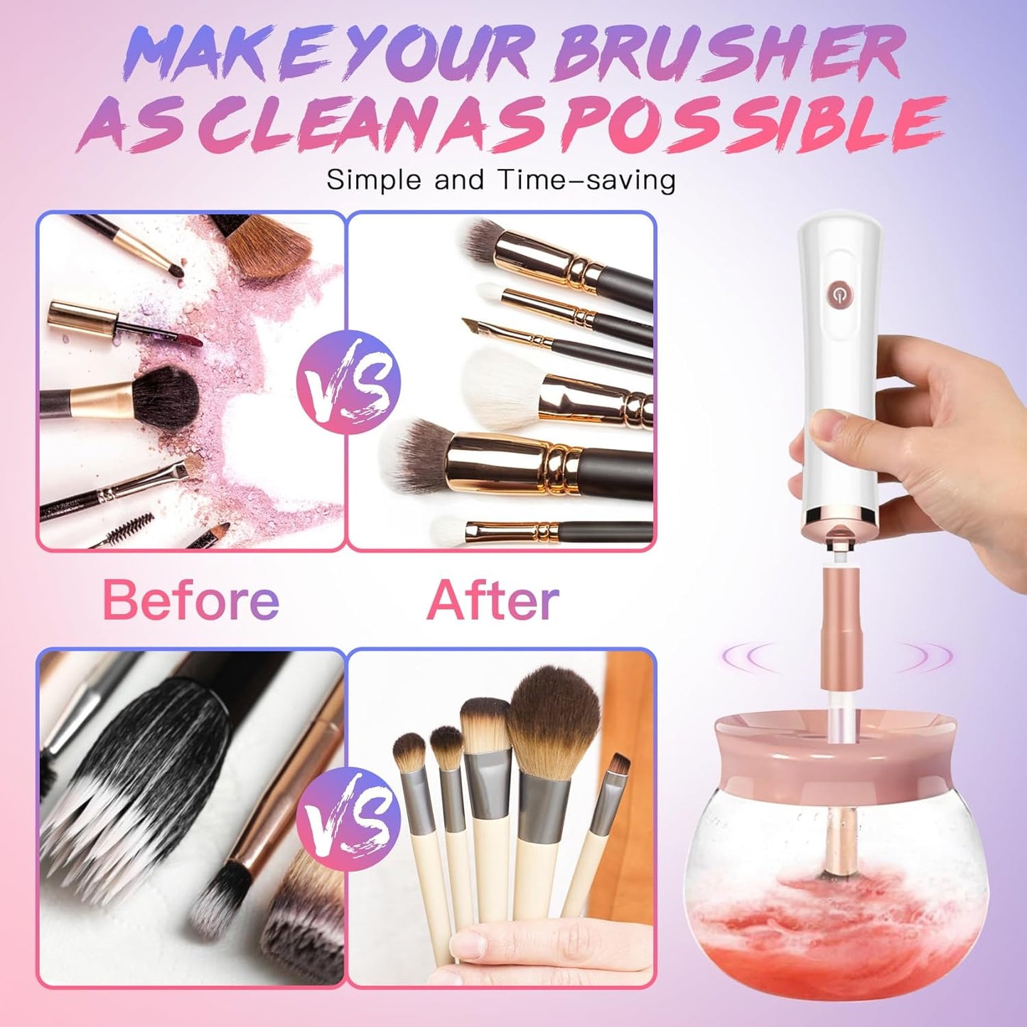 Makeup Brush Cleaner Machine 