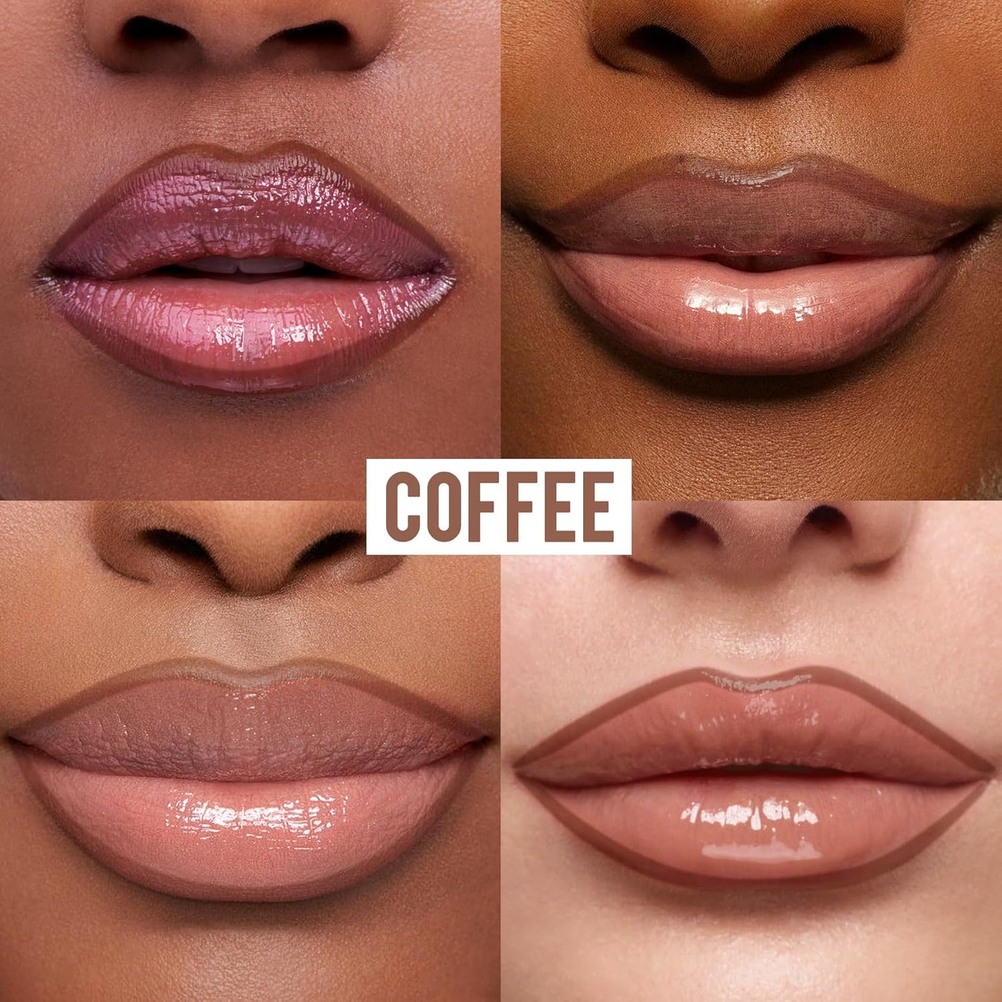 Lip Stain - Lip Liner Stain, Long Lasting Lip Stain Peel Off, Waterproof Stay on All Day, Transfer-Proof, Highly Pigmented, Natural Color, Coffee