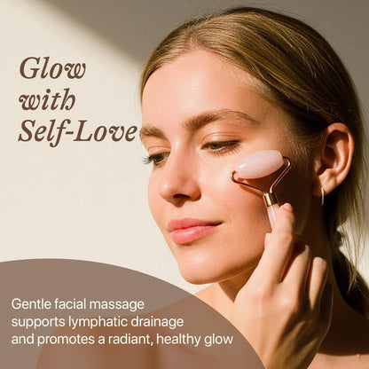 Rose Quartz Face Roller 